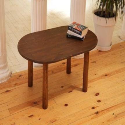 Walnut Low Coffee Tables, Small Rustic Center Table